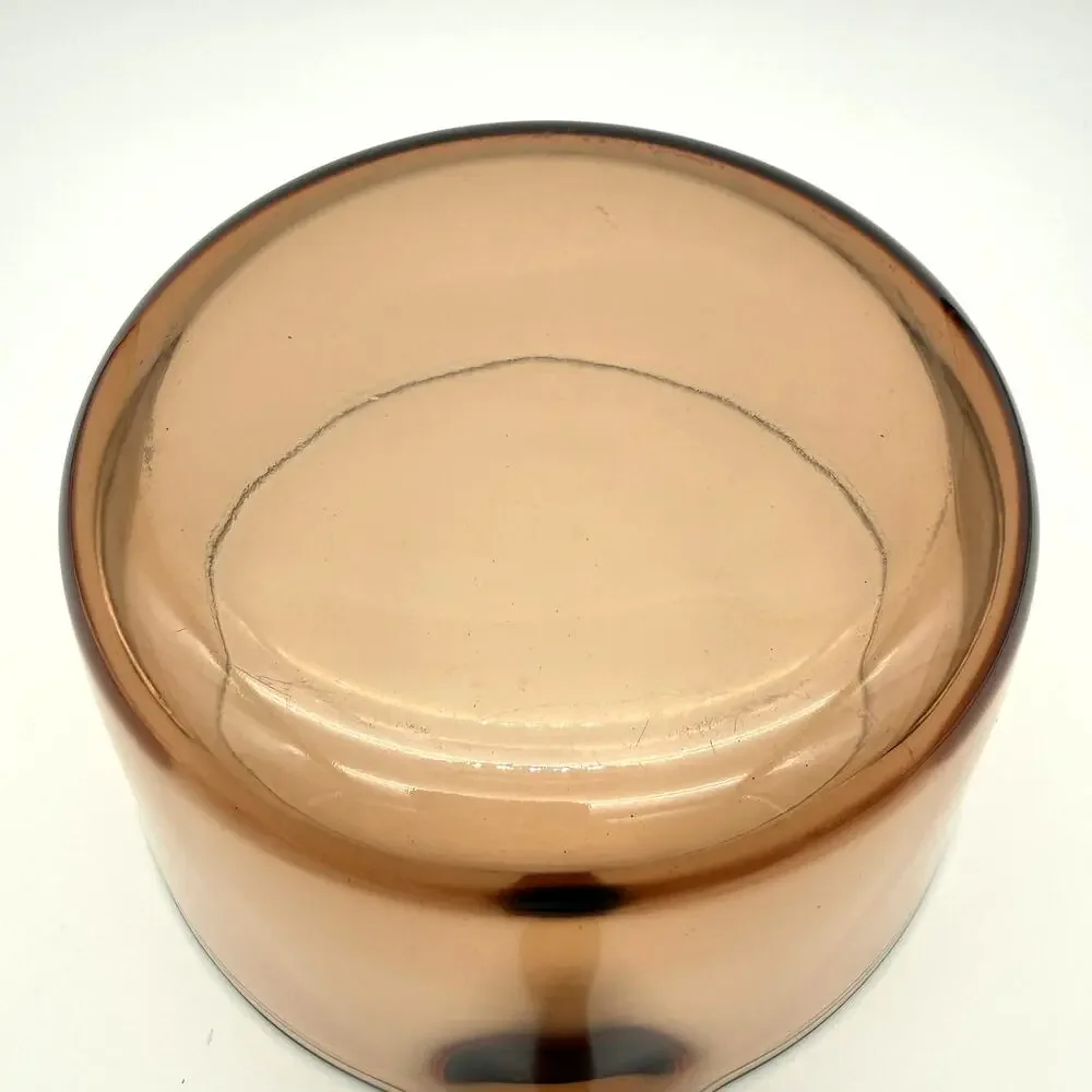 Corning Visions 1.5L Amber Glass Saucepan with Lid USA Vintage Cookware